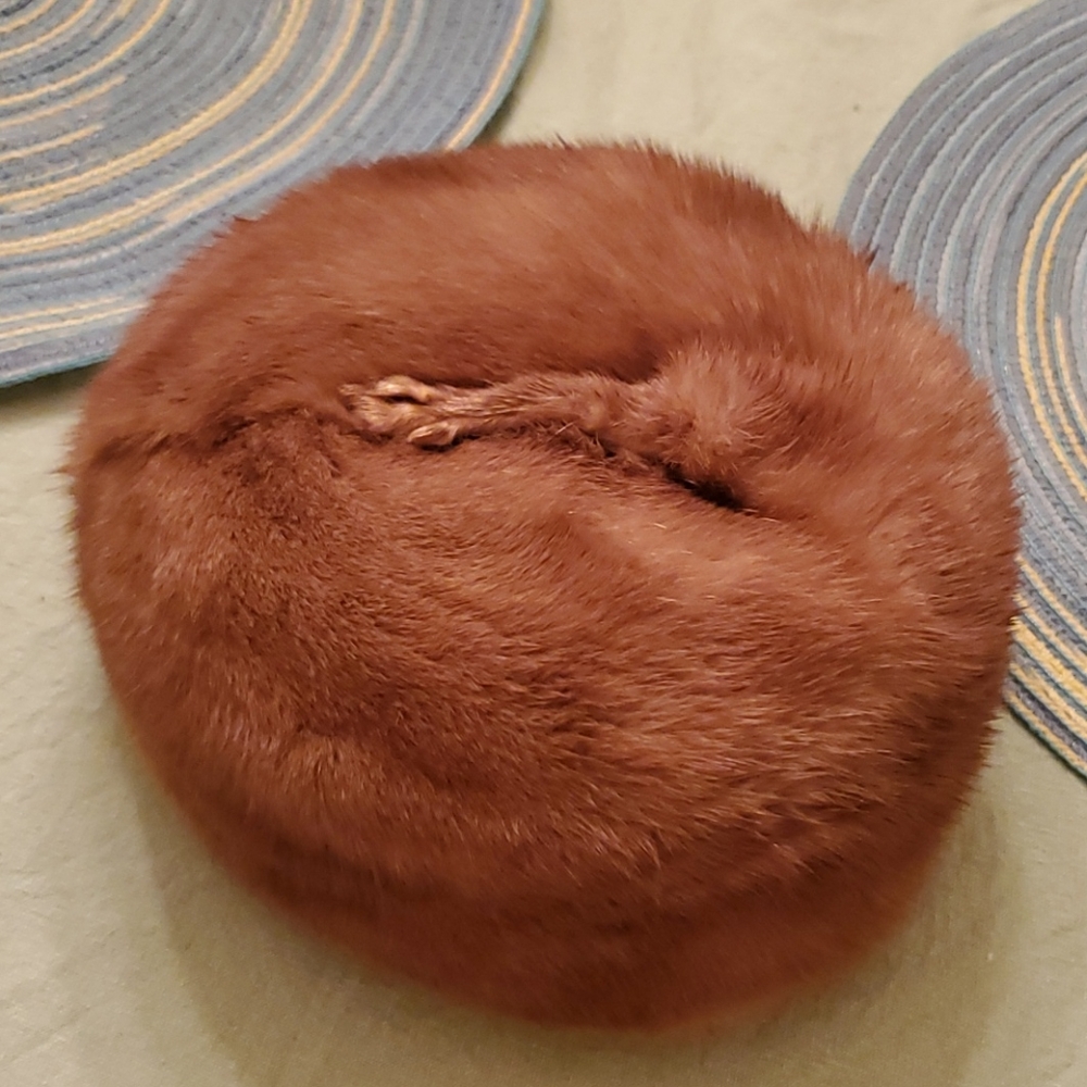 vintage mink hat